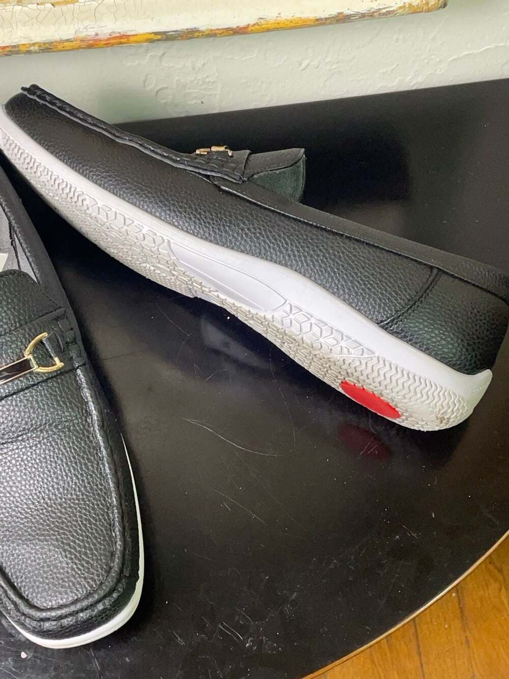 Tim Evans England Black Pebble Bit Loafers Sport Sole Mens Size 11 - Picture 14 of 14